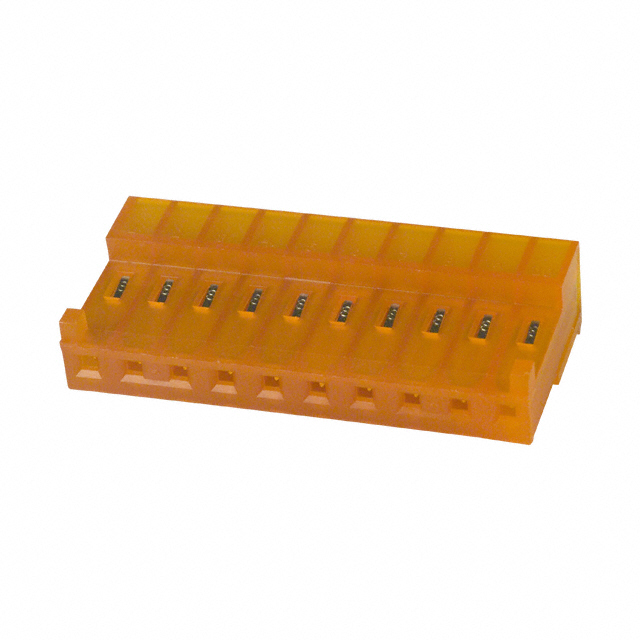 10 Position Rectangular Receptacle Connector IDC Tin-Lead 18 AWG